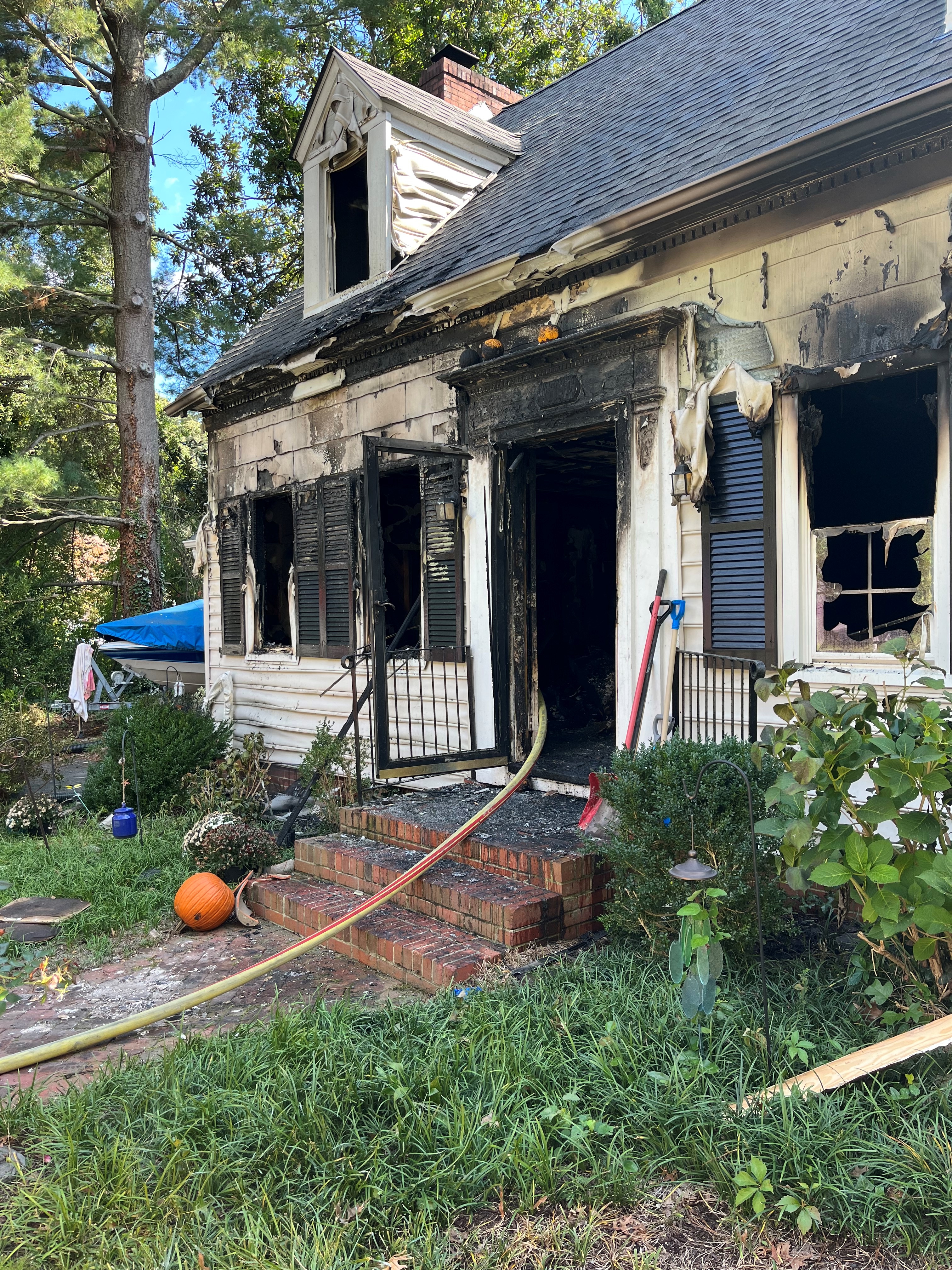 Rebuilding Jim Berkman's Salisbury home after a fire left it in ruin six months ago.