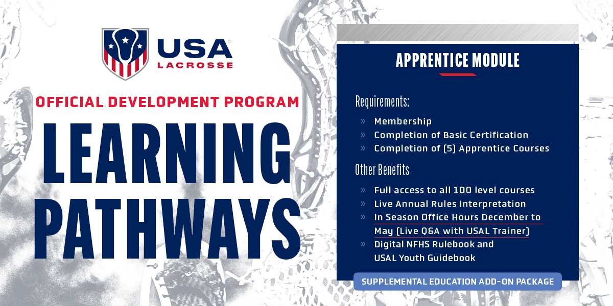 usa lacrosse apprentice moduel graphic