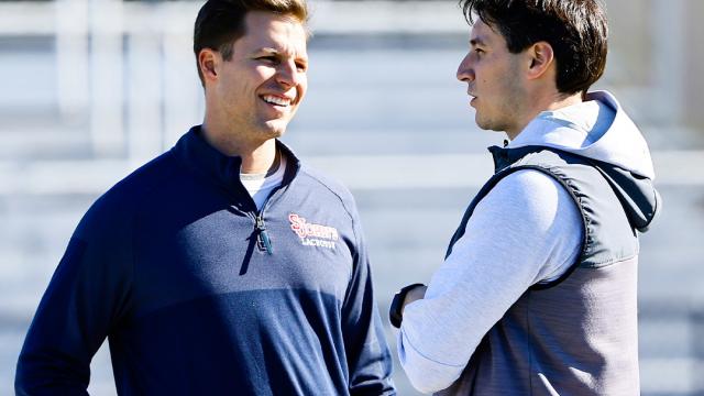 Justin Turri (left) and John Odierna (right) both made their head coaching debuts on Long Island last weekend.