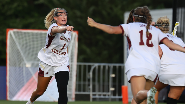 Rachel Clark scored five goals in Boston College's 10-7 win over Syracuse.