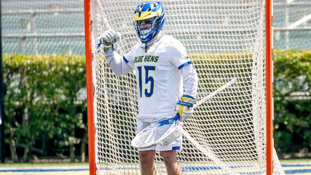 Delaware goalie Kevin Ellington