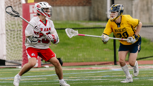 Jamesville-Dewitt (N.Y.) senior Sam Brazell in action against West Genesee (N.Y.).