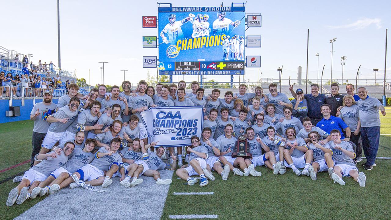 Delaware men celebrate