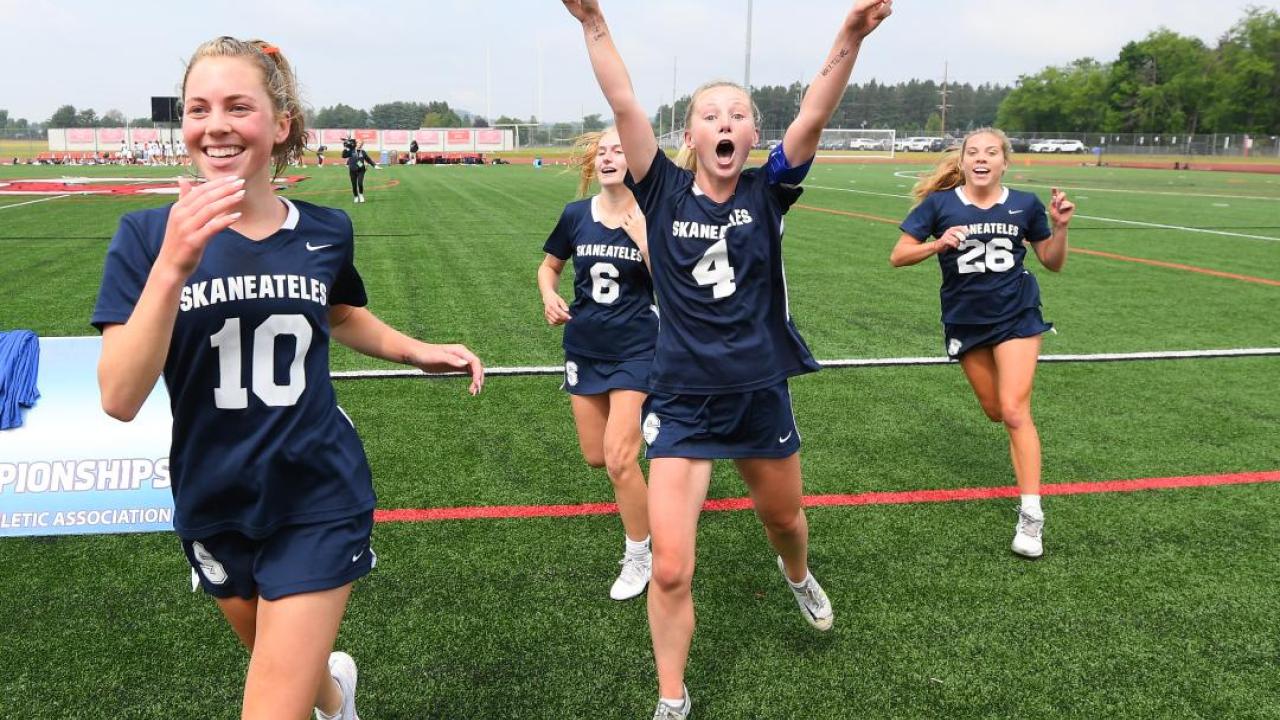 Skaneateles (N.Y.) avenged its championship game loss last year to Bronxville (N.Y.).