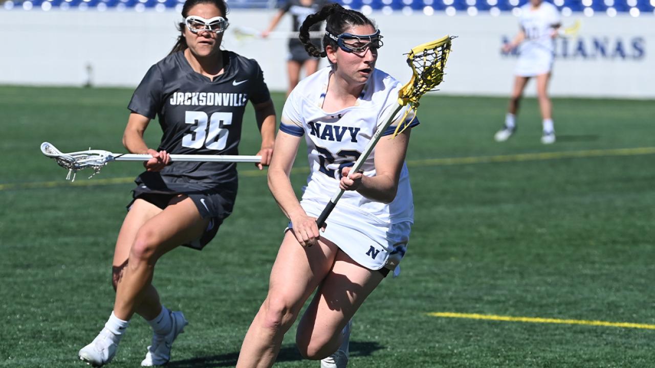 Navy freshman Ava Yovino is chasing program history for the No. 20 Mids.