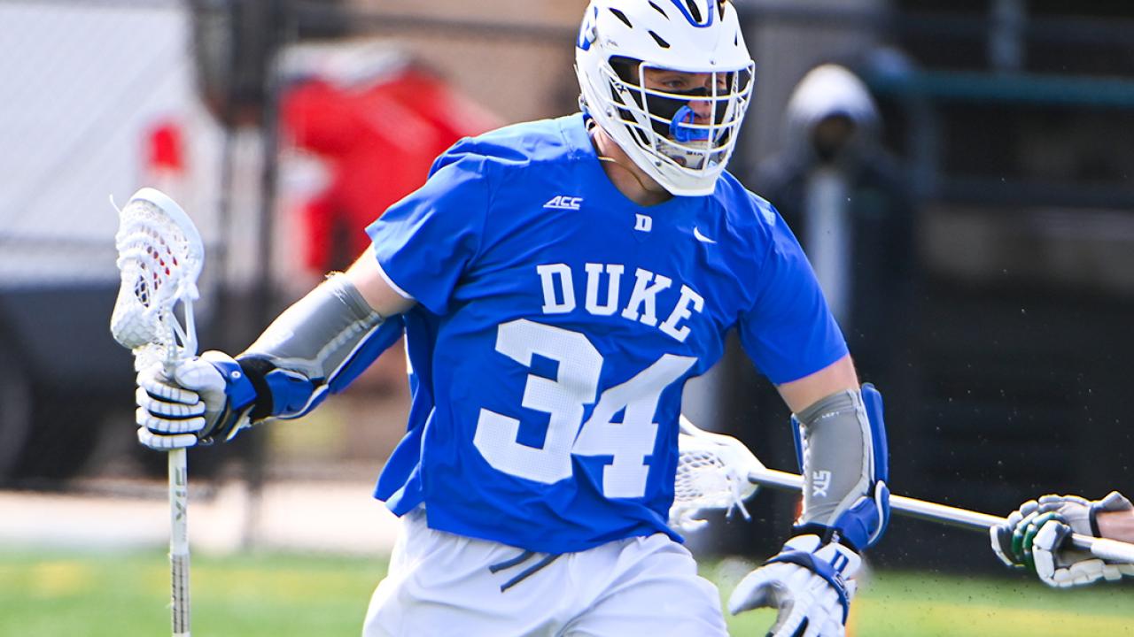 Brennan O'Neill has nine goals and seven assists in Duke's 2-1 start.