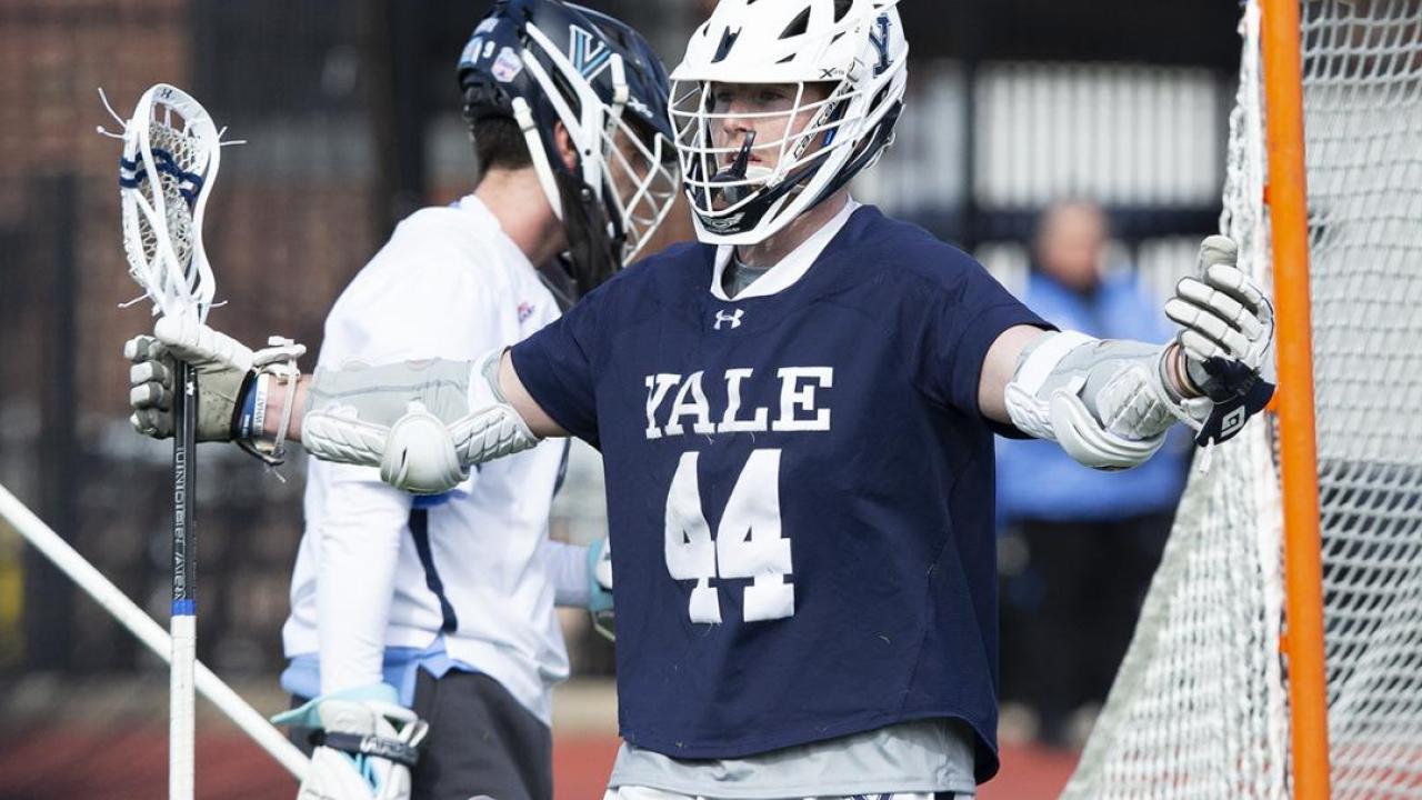 Chris Lyons scored nine goals against Villanova.