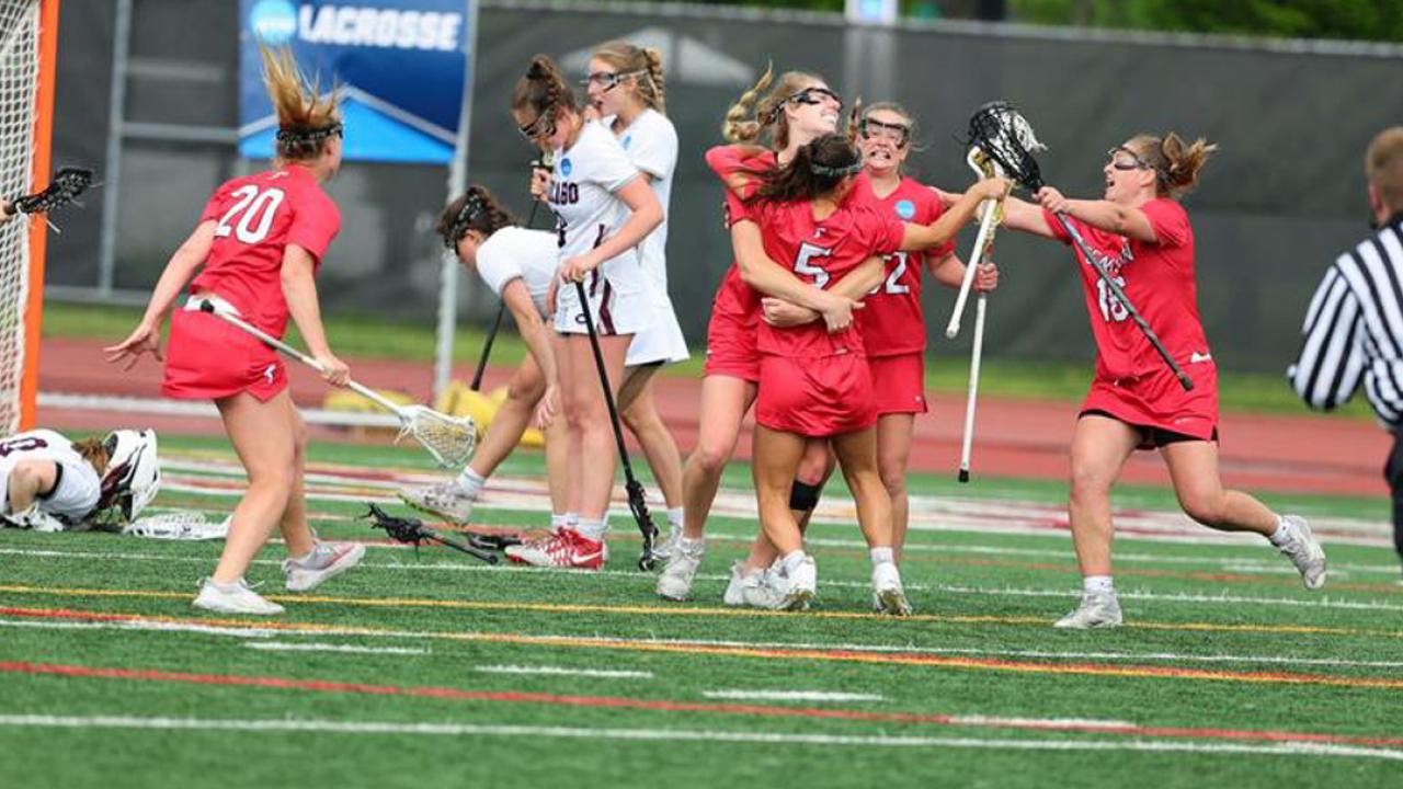 Denison women celebrate