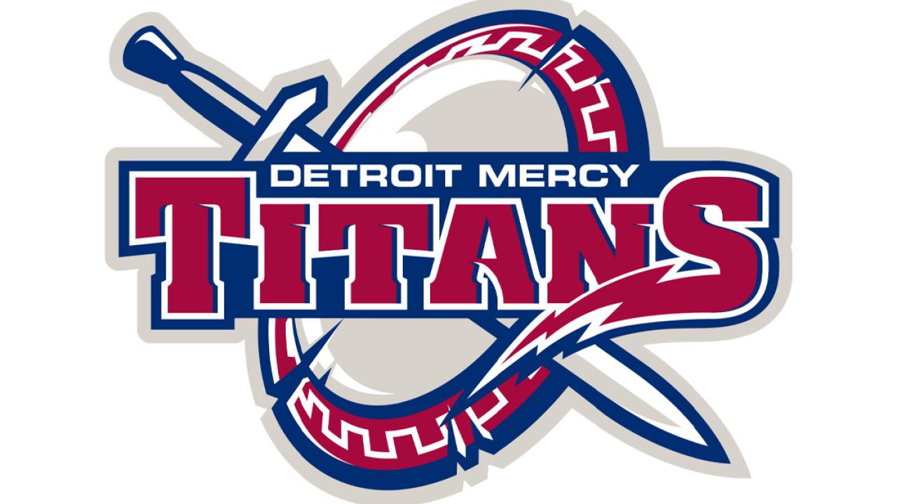 Detroit Mercy logo.