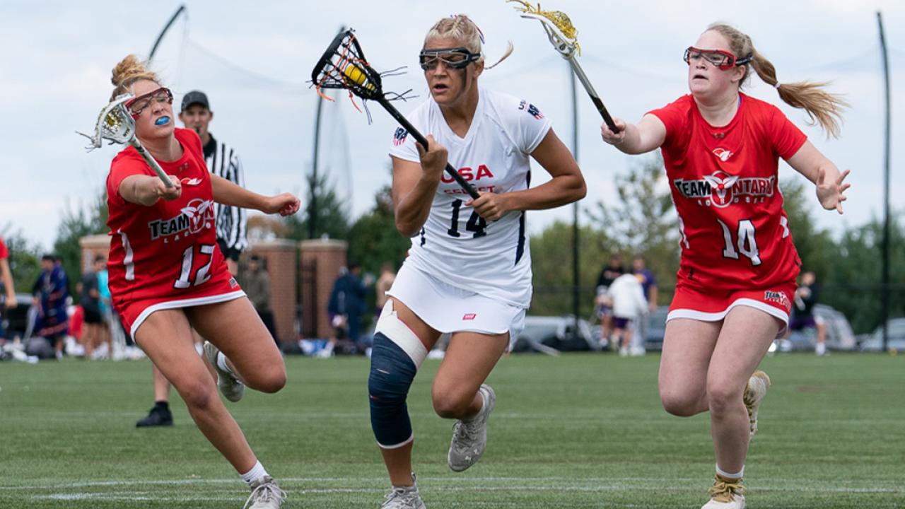 Maryland star Kori Edmondson competed on the USA Select U16 and U18 teams.