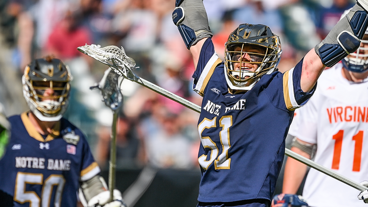 Notre Dame senior attackman Pat Kavanagh