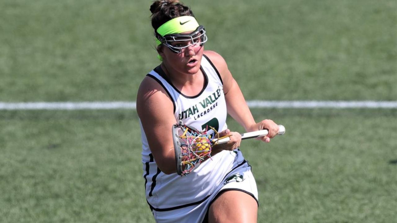 For the second straight season, senior midfielder Maya Lightfoot of Utah Valley has been named winner of the WCLA’s Division II Amtahcha/Player of Year award.