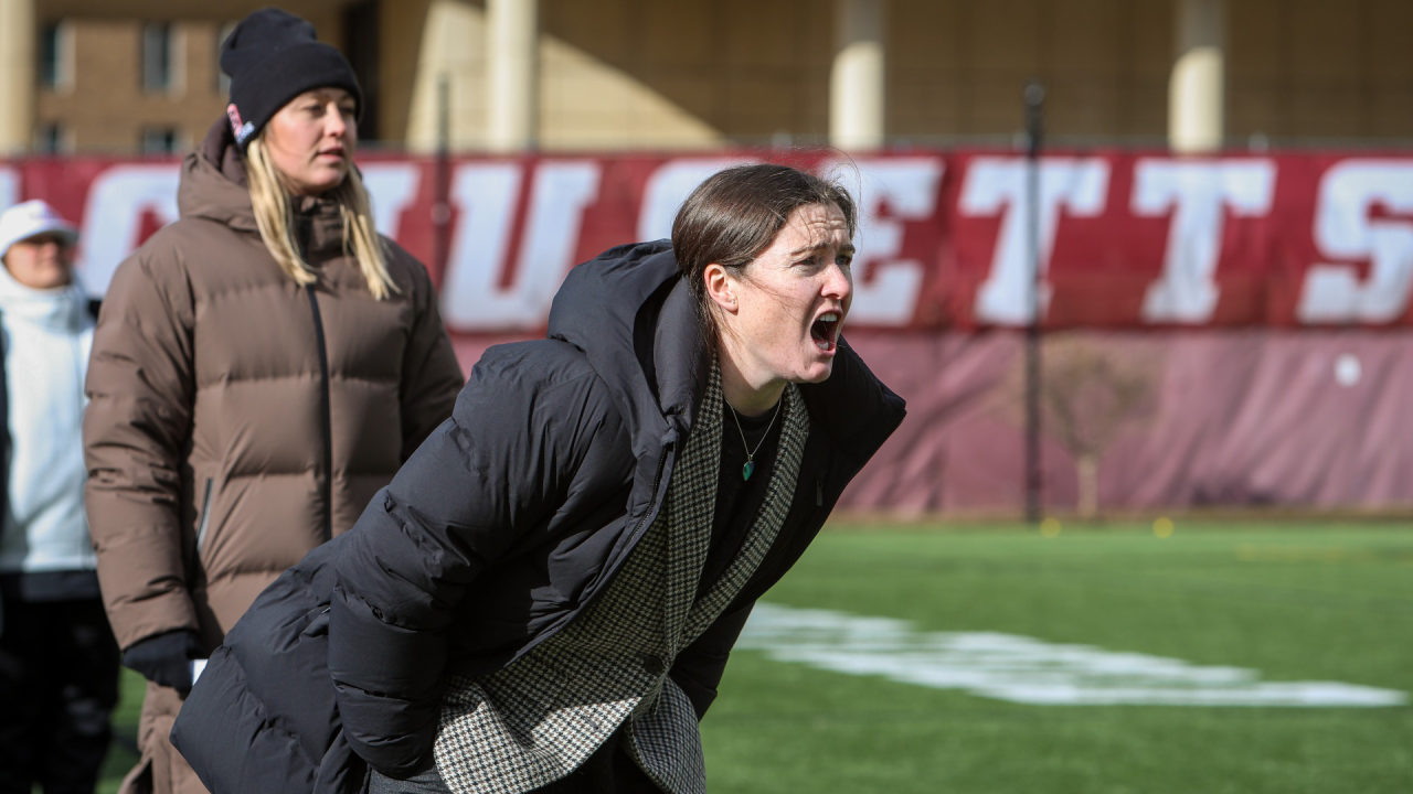 Brown women's lacrosse coach Katrina Dowd