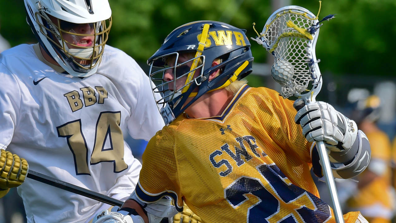 Shoreham-Wading River (N.Y.) boys' lacrosse player Liam Kershis