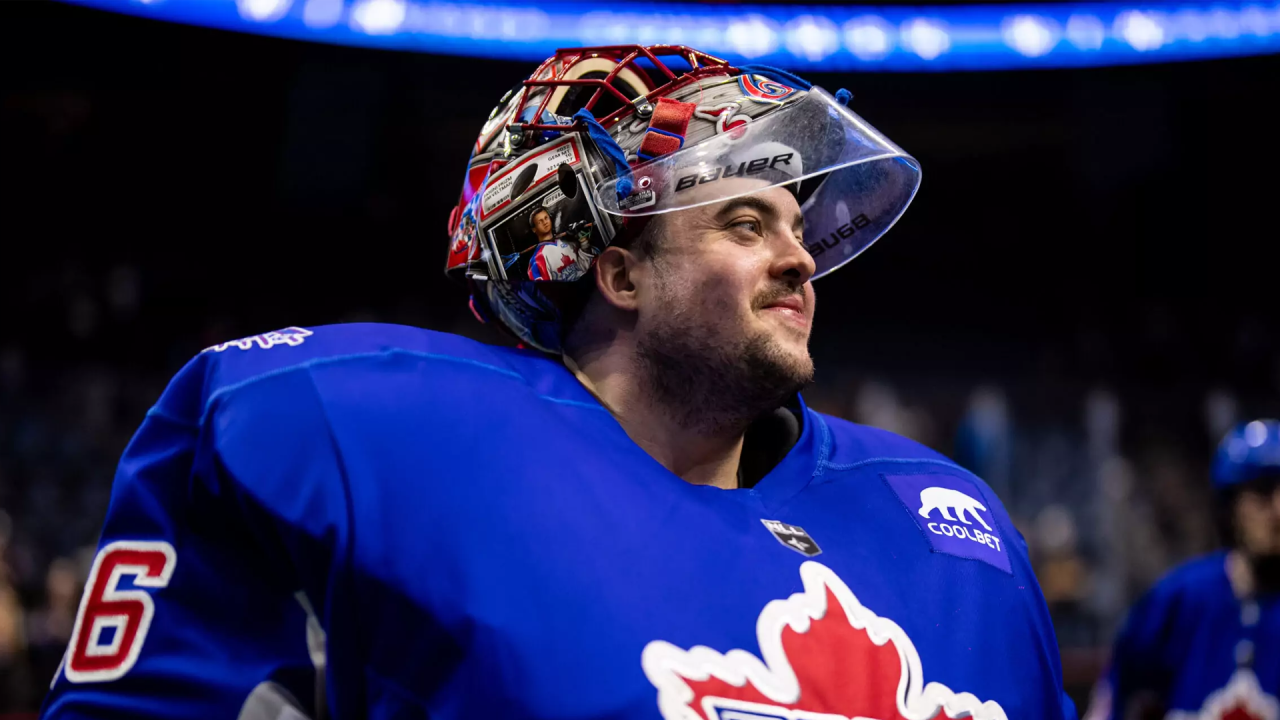 Toronto Rock goalie Nick Rose.