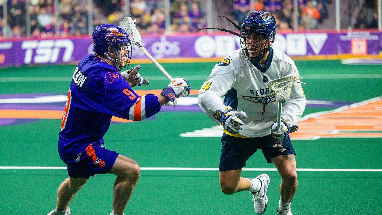 Georgia Swarm's Lyle Thompson.