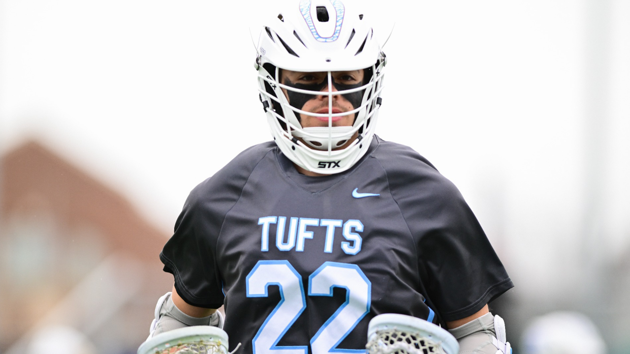 Tufts faceoff specialist Parker Merrill