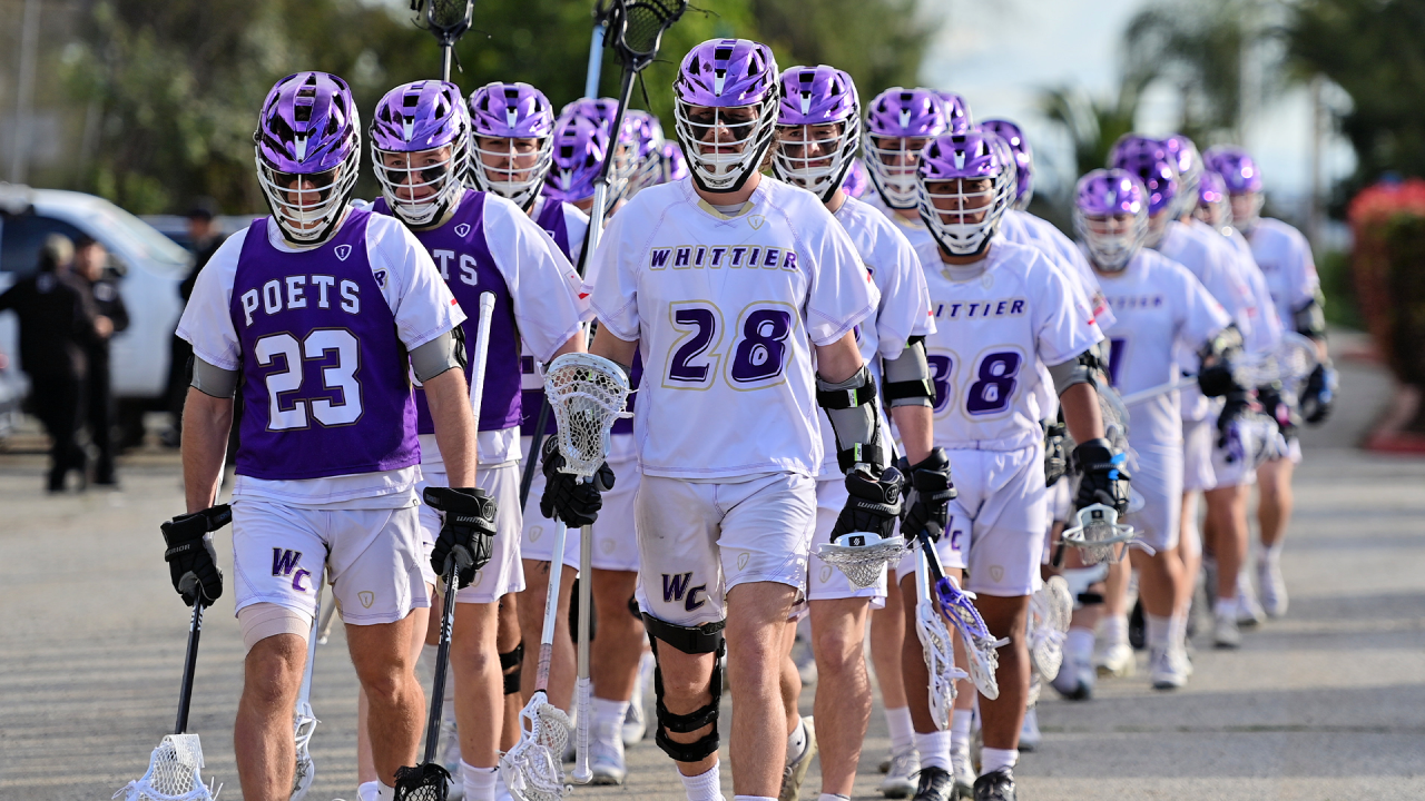 Whittier men's lacrosse.