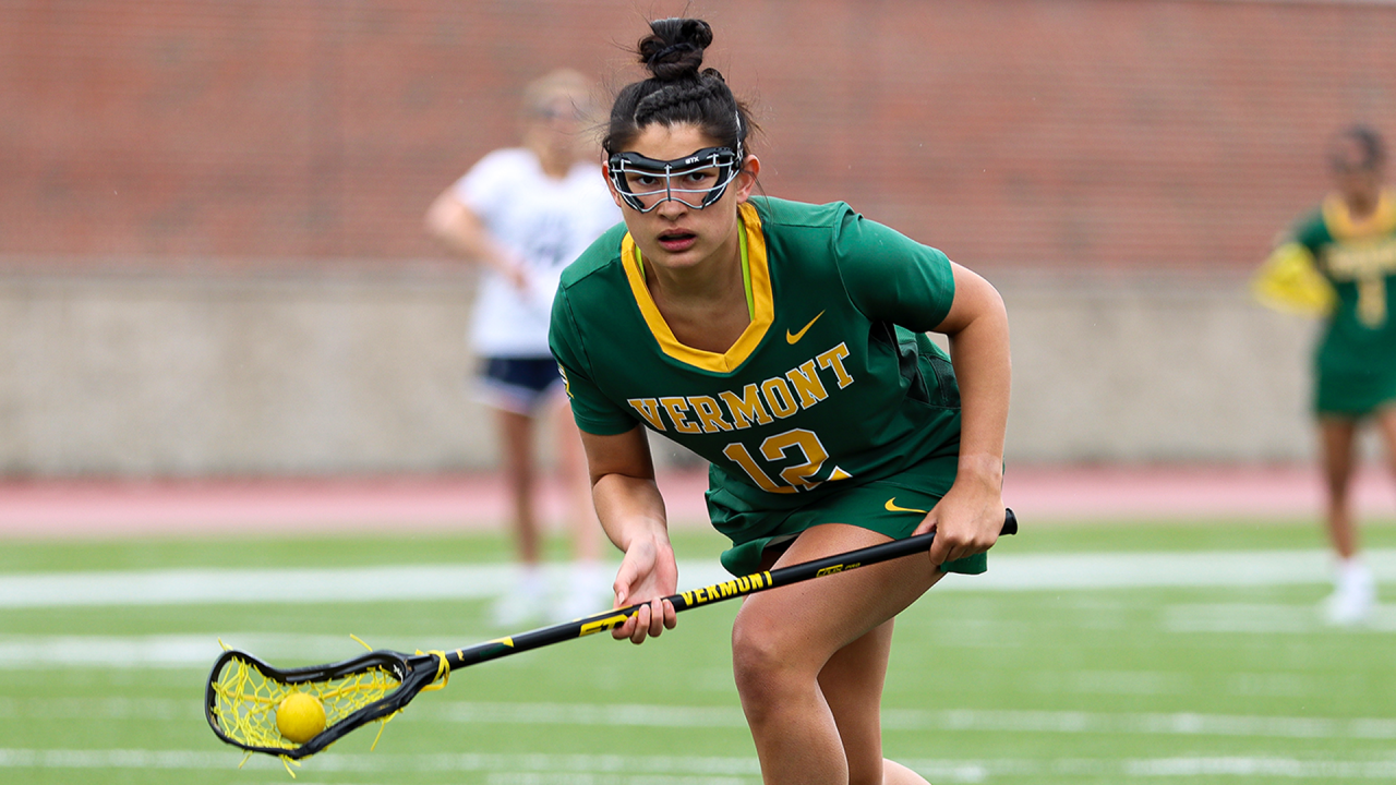 Vermont's Kendall Traveis.