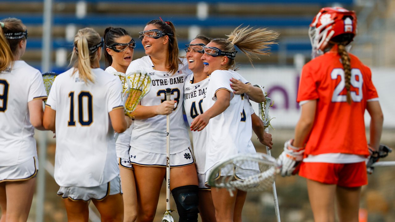 Notre Dame women's lacrosse.