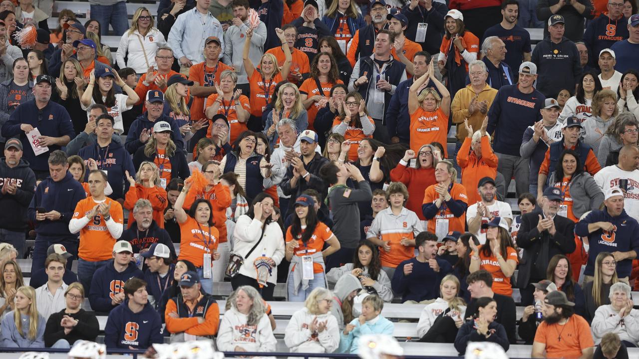 Syracuse fans in the first round of the NCAA tournament.