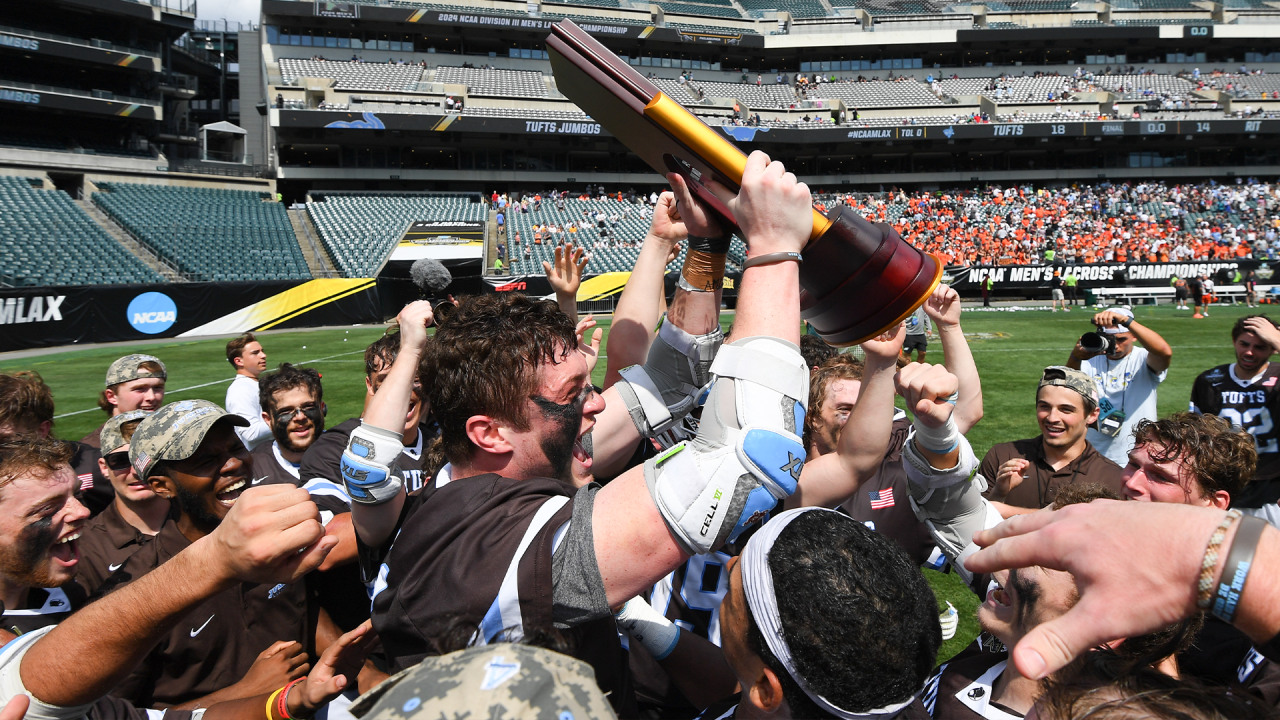 Tufts finishes 2024 atop the USA Lacrosse Division III Men's Top 20.