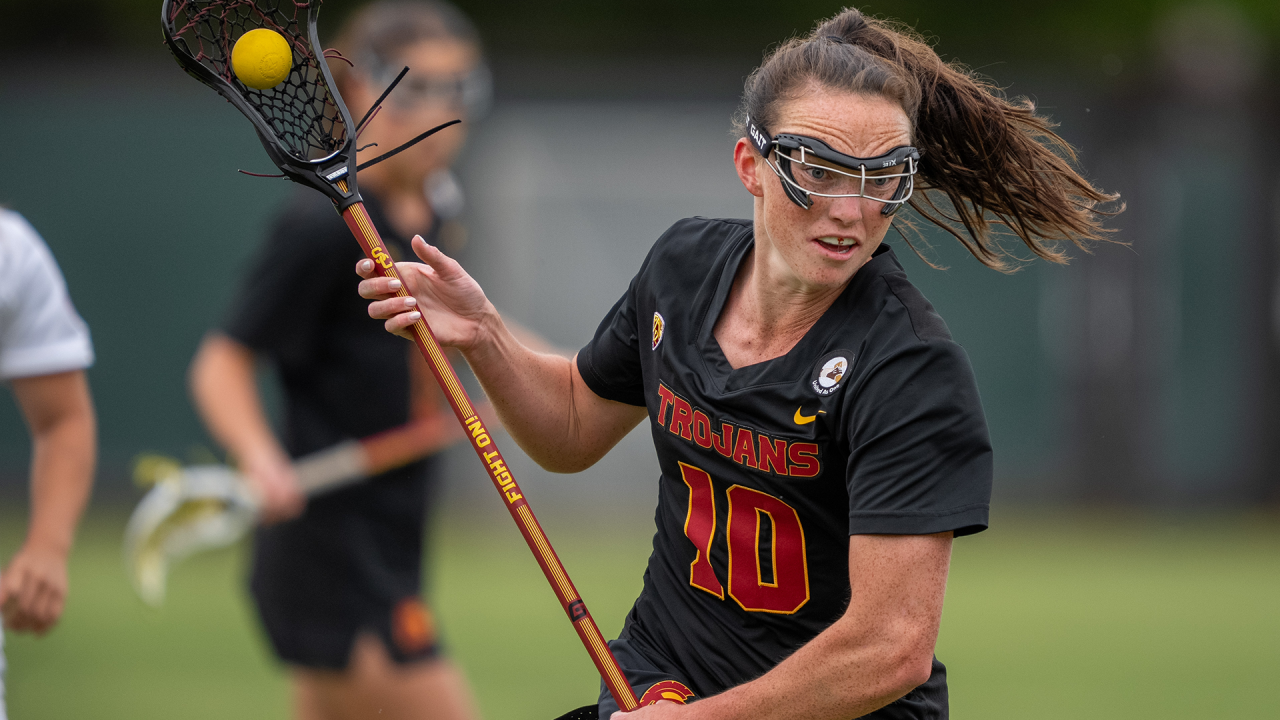 USC's Ella Heaney in action against Stanford