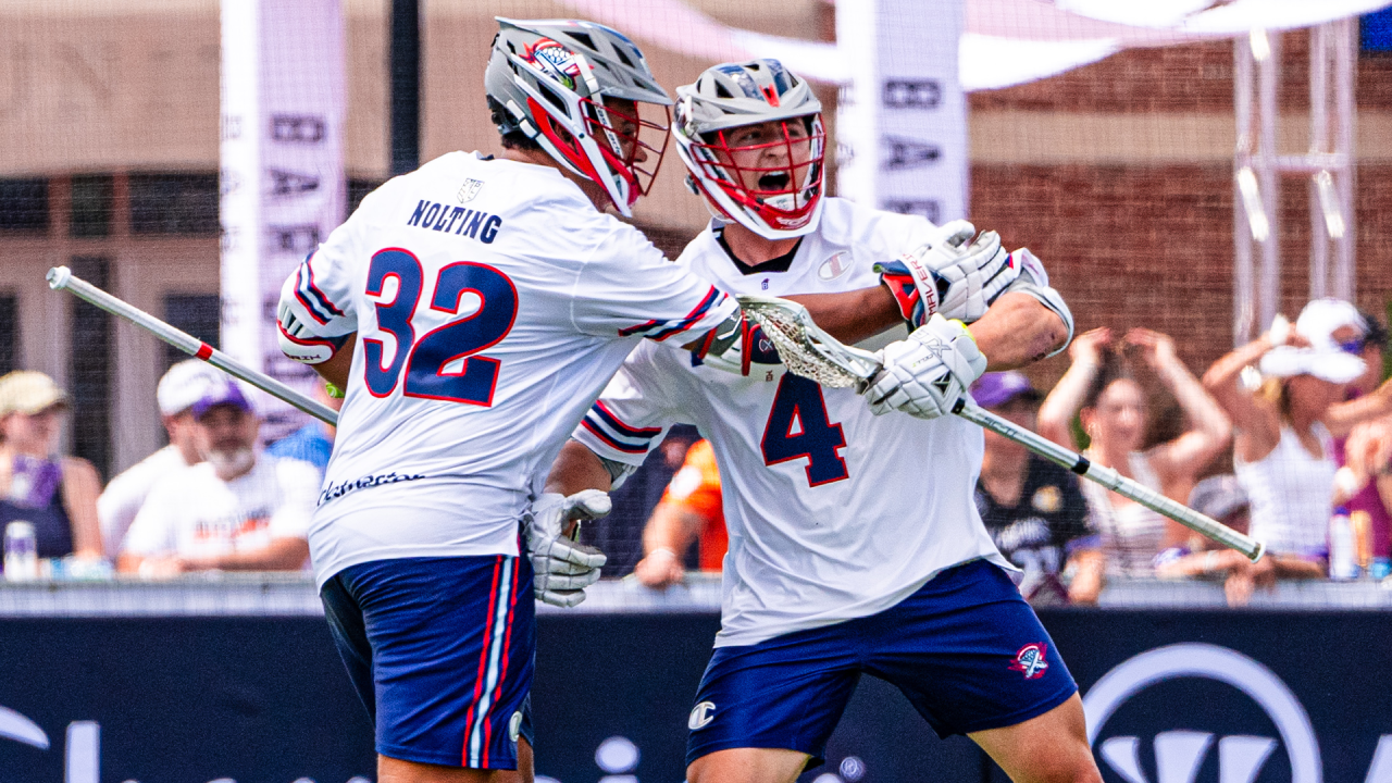 Zac Tucci (No. 4) had a career performance Saturday against the Waterdogs.