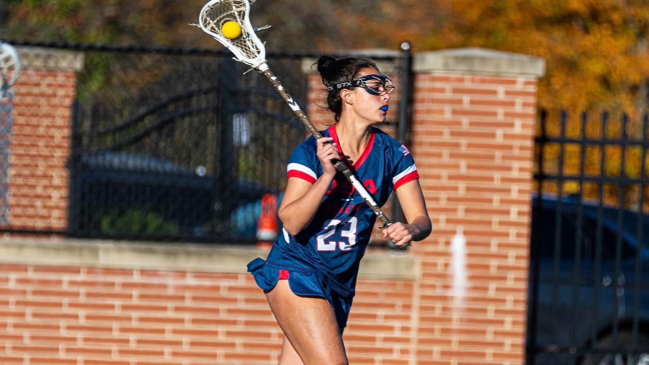 USA Select U16 athlete Ava Fossati in action against Team Ontario at the Brogden Cup