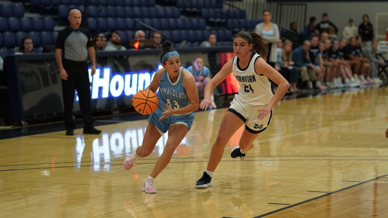 Alyssa Long is spending a graduate season as a point guard at Immaculata.