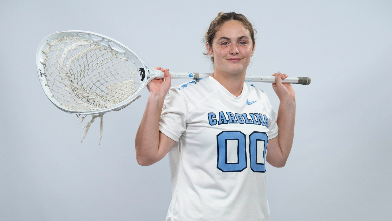 UNC goalie Alecia Nicholas.